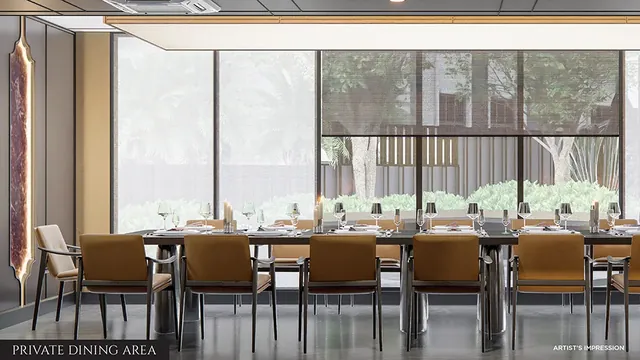 Private Dining Area at Chandak Sarvam (artist's impression)