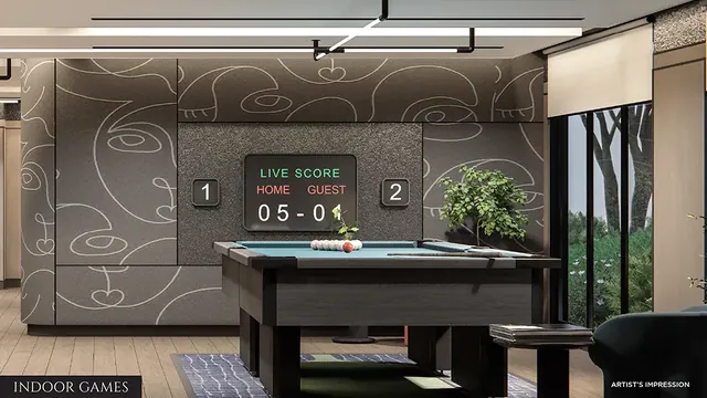 Indoor Games at Chandak Sarvam (artist's impression)