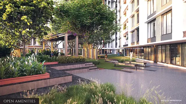 Landscaped Open Amenities at Chandak Sarvam (artist's impression)