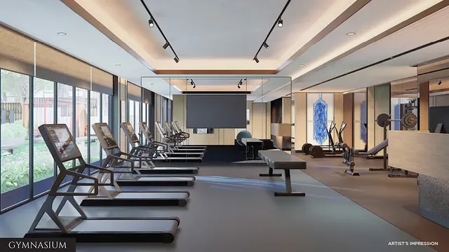 Gymnasium at Chandak Sarvam (artist's impression)